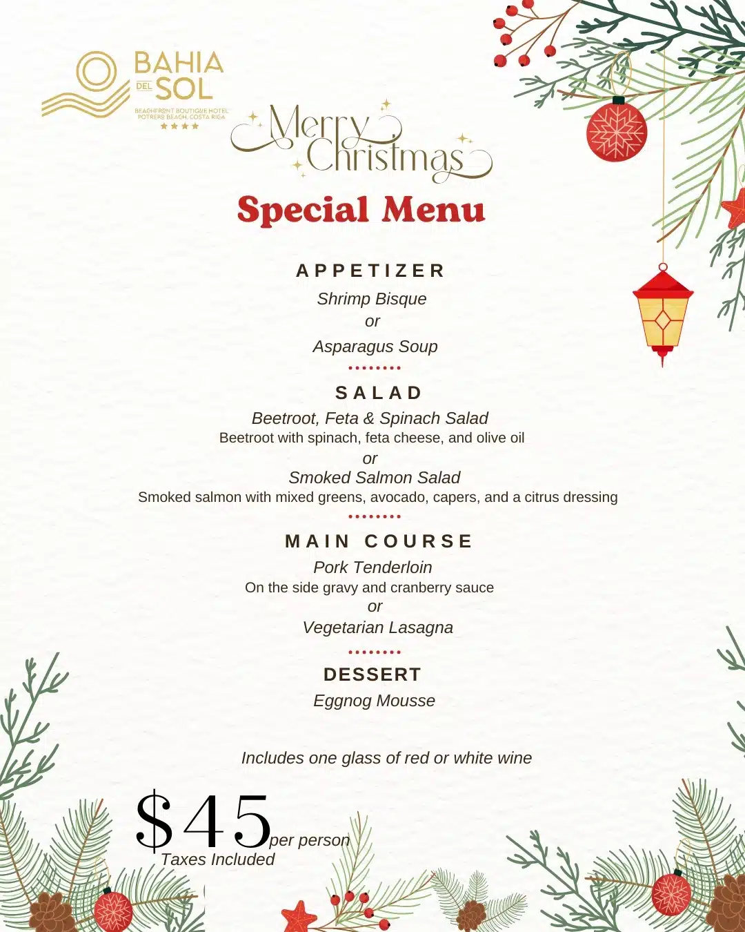 Merry Christmas- Special Menu.2